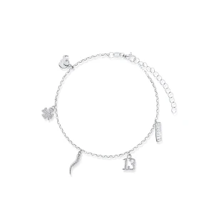 W.KRUK Bransoletka srebrna z cyrkoniami