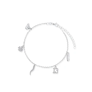 W.KRUK Bransoletka srebrna z cyrkoniami