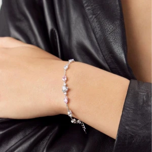 W.KRUK - Bransoletka srebrna z cyrkoniami Ceremonials