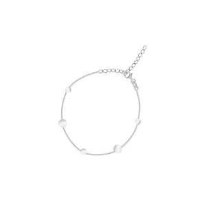 W.KRUK - Bransoletka srebrna z elementami ozdobnymi