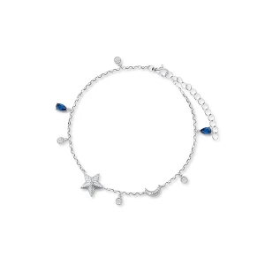 W.KRUK - Bransoletka srebrna z gwiazdką
