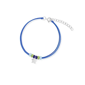 W.KRUK Bransoleta srebrna z motywem gwiazdki