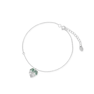 W.KRUK Bransoleta srebrna z motywem monstery