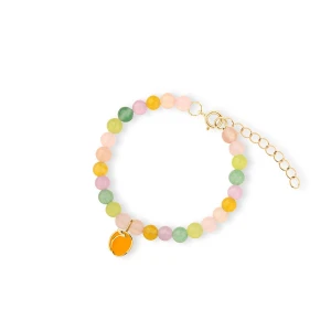 W.KRUK - Bransoletka srebrna z motywem moreli