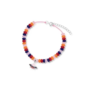 W.KRUK - Bransoletka srebrna z motywem UFO