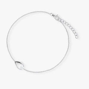 W.KRUK Bransoleta srebrna z perłą