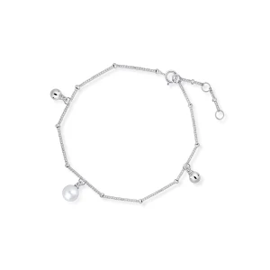 W.KRUK - Bransoletka srebrna z perłą