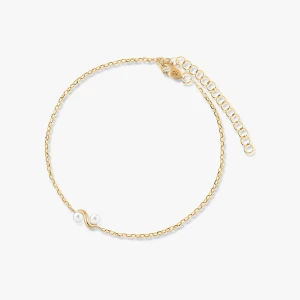 W.KRUK - Bransoletka srebrna z perłami