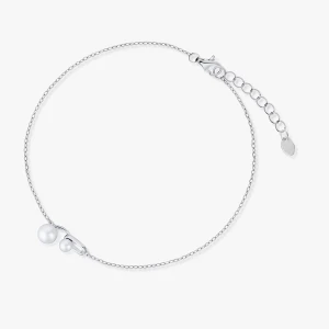 W.KRUK Bransoleta srebrna z perłami