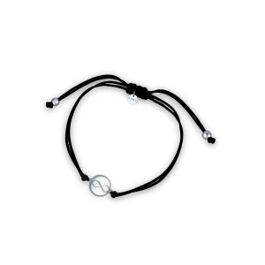 W.KRUK Bransoleta sznurkowa z motywem nieskończoności