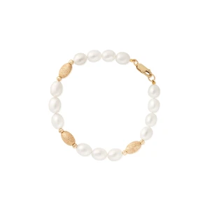 W.KRUK Bransoletka złota z perłami