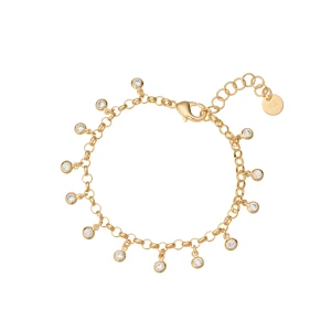 W.KRUK Bransoleta z wiszącymi cyrkoniami Picky Pica Aloha