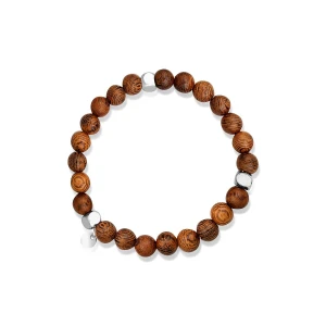 W.KRUK - Bransoletka ze stali drewno