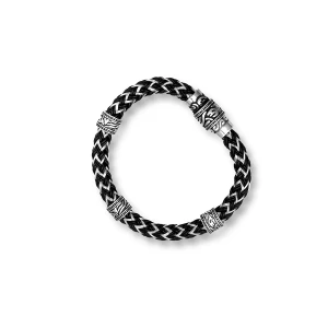 W.KRUK - Bransoletka ze stali i kauczuku