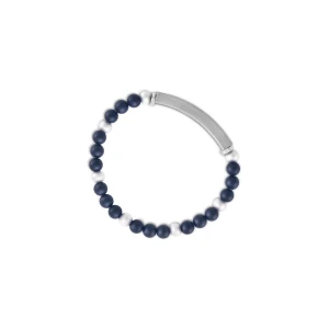 W.KRUK - Bransoletka ze stali z koralikami