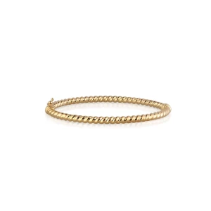 W.KRUK - Bransoletka złota bangle