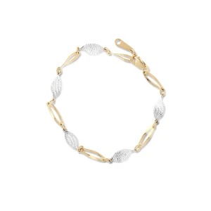 W.KRUK Bransoleta złota bicolor