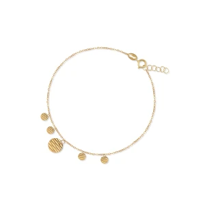 W.KRUK Bransoletka złota celebrytka