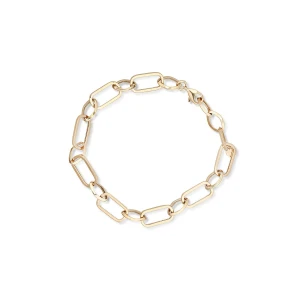 W.KRUK Bransoleta złota geometryczna