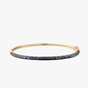 W.KRUK Bransoletka złota Kwiaty Nocy Czarny Irys