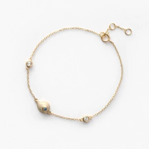 W.KRUK Bransoleta złota Kwiaty Nocy Bratki