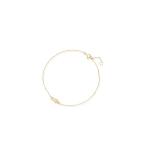 W.KRUK Bransoletka złota literka M