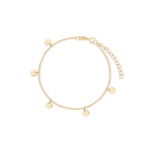 W.KRUK - Bransoletka złota na nogę