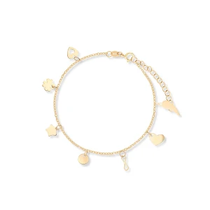 W.KRUK Bransoleta złota na nogę