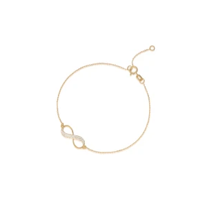 W.KRUK - Bransoletka złota nieskończoność