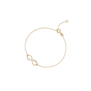 W.KRUK Bransoletka złota nieskończoność