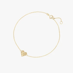 W.KRUK - Bransoletka złota serce