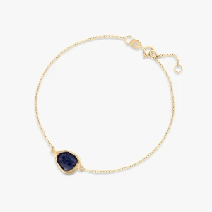 W.KRUK - Bransoletka złota z awenturynem Saint Tropez