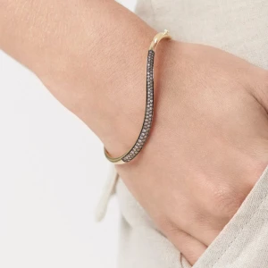 W.KRUK - Bransoletka złota z brązowymi diamentami Karmelowa