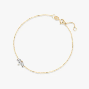 W.KRUK Bransoleta złota z cyrkoniami