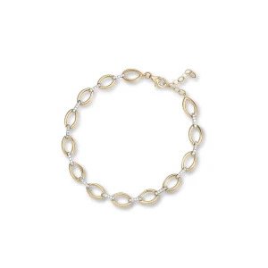 W.KRUK Bransoleta złota z cyrkoniami