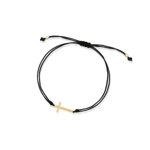 W.KRUK - Bransoletka złota z krzyżykiem