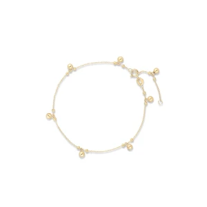 W.KRUK Bransoletka złota z kulkami