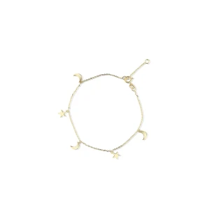 W.KRUK Bransoletka złota z motywem astralnym