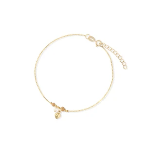 W.KRUK Bransoleta złota z perłą i sercem