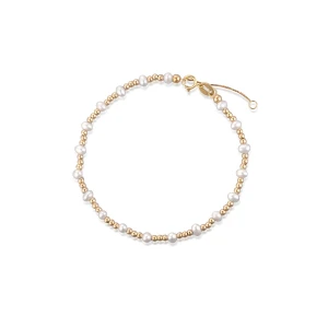 W.KRUK Bransoleta złota z perłami