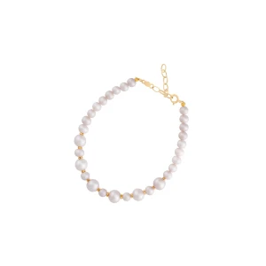 W.KRUK Bransoleta złota z perłami