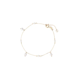 W.KRUK - Bransoletka złota z perłami