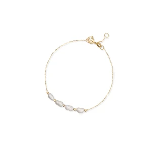 W.KRUK Bransoleta złota z perłami