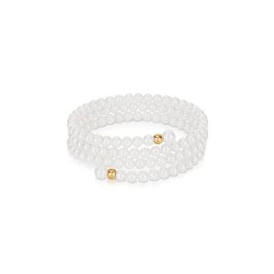 W.KRUK Bransoleta złota z perłami retro