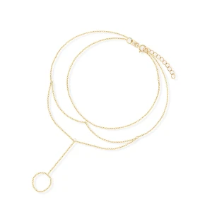 W.KRUK Bransoleta złota z pierścionkiem