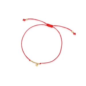 W.KRUK Bransoleta złota z serduszkiem