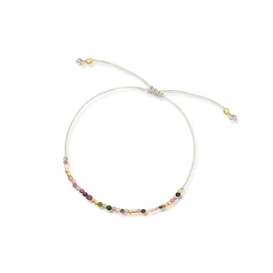 W.KRUK Bransoleta złota z turmalinami