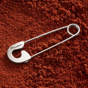 W.KRUK Broszka srebrna Freedom