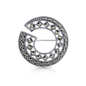 W.KRUK - Broszka srebrna W.KRUK