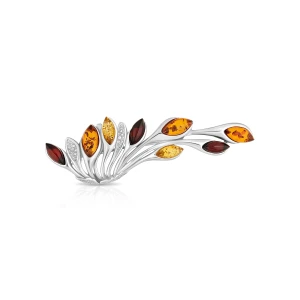 W.KRUK Broszka srebrna W.KRUK